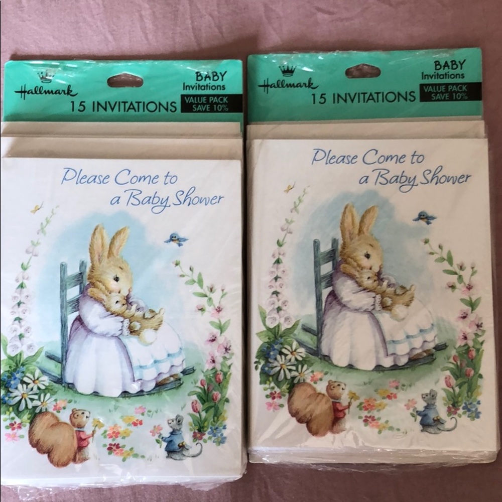 Baby shower invites